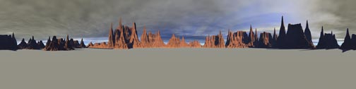 Sky Painting as exported from Bryce