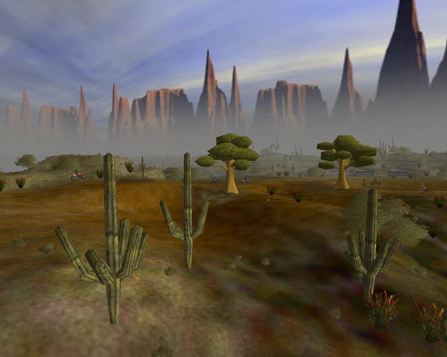 screen shot image of the horizon line in Bryce Canyon